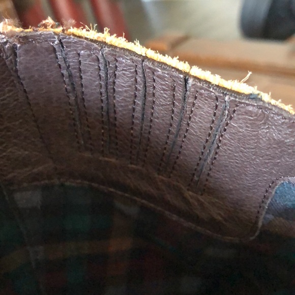 Women’s size 8 medium brown leather born zip up boots - Picture 10 of 12